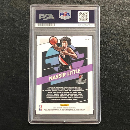 2019-20 Donruss Great X-Pectations #4 Nassir Little Signed Rookie Card AUTO PSA