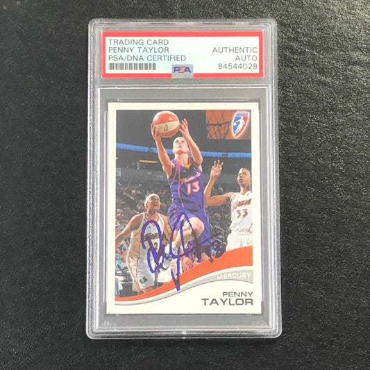 2007 Rittenhouse WNBA #40 Penny Taylor Signed Card AUTO PSA/DNA Slabbed Mercury