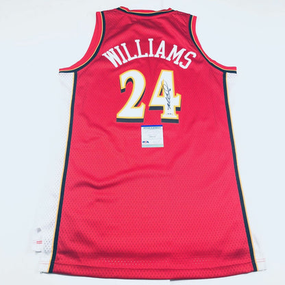 Marvin Williams signed jersey PSA/DNA Atlanta Hawks Autographed