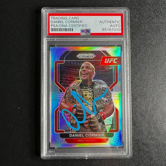 2022 Panini Prizm #171 Daniel Cormier Signed Card AUTO PSA Slabbed
