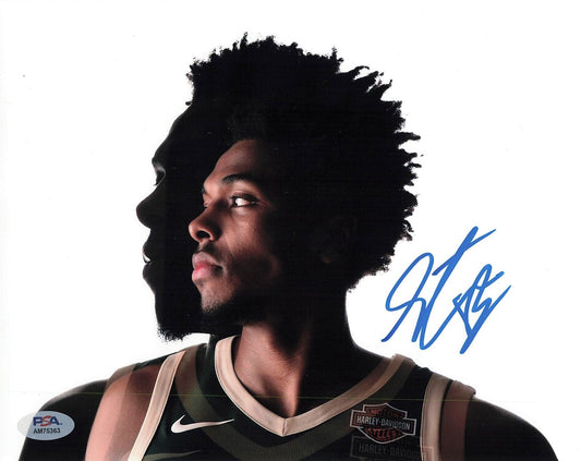 Sterling Brown signed 8x10 photo PSA/DNA Milwaukee Bucks Autographed