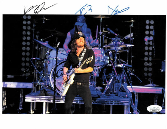 Cadillac Three signed 8.5x11 photo JSA Autographed Southern rock