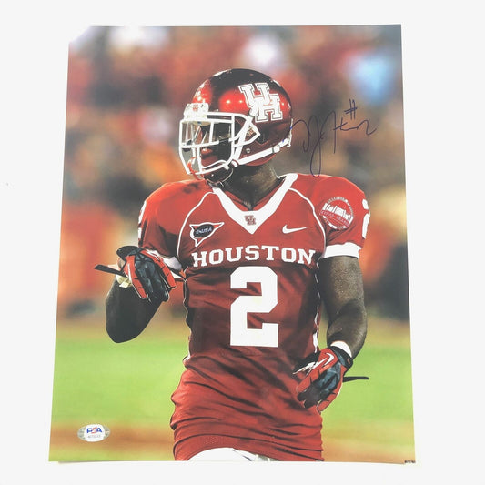 DJ Hayden signed 11x14 photo PSA/DNA Houston Cougars Autographed