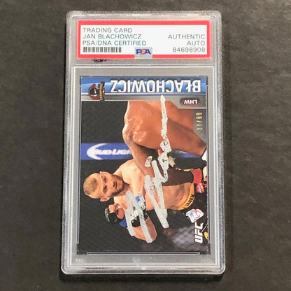2015 Topps #22 Jan Blachowicz Signed Card AUTO PSA Slabbed UFC