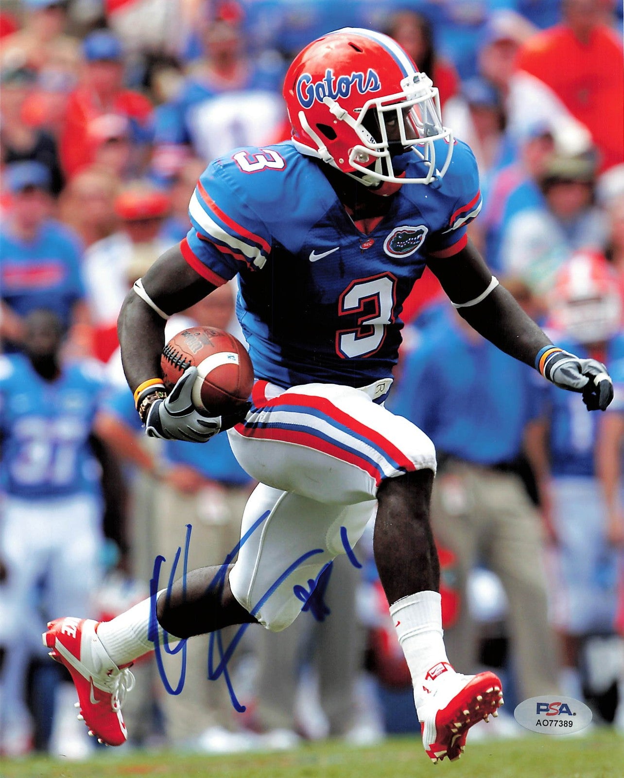Chris Rainey Signed 8x10 Photo PSA Florida Gators