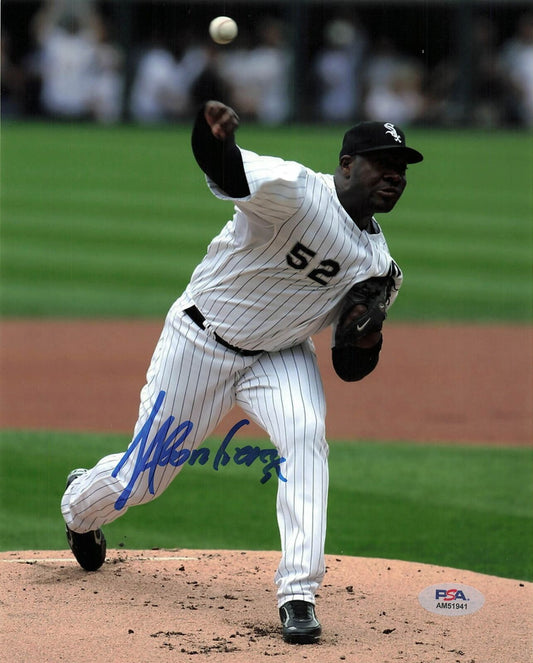 Jose Contreras signed 8x10 photo Chicago White Sox PSA/DNA Autographed