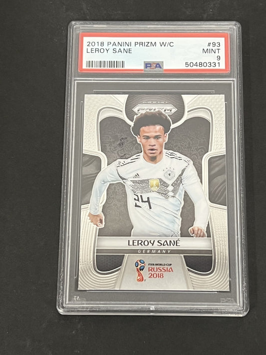 2018 Panini Prizm World Cup #93 Leroy Sane PSA 9