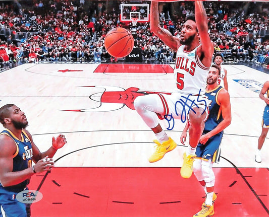 Derrick Jones Jr. signed 8x10 photo PSA/DNA Chicago Bulls Autographed