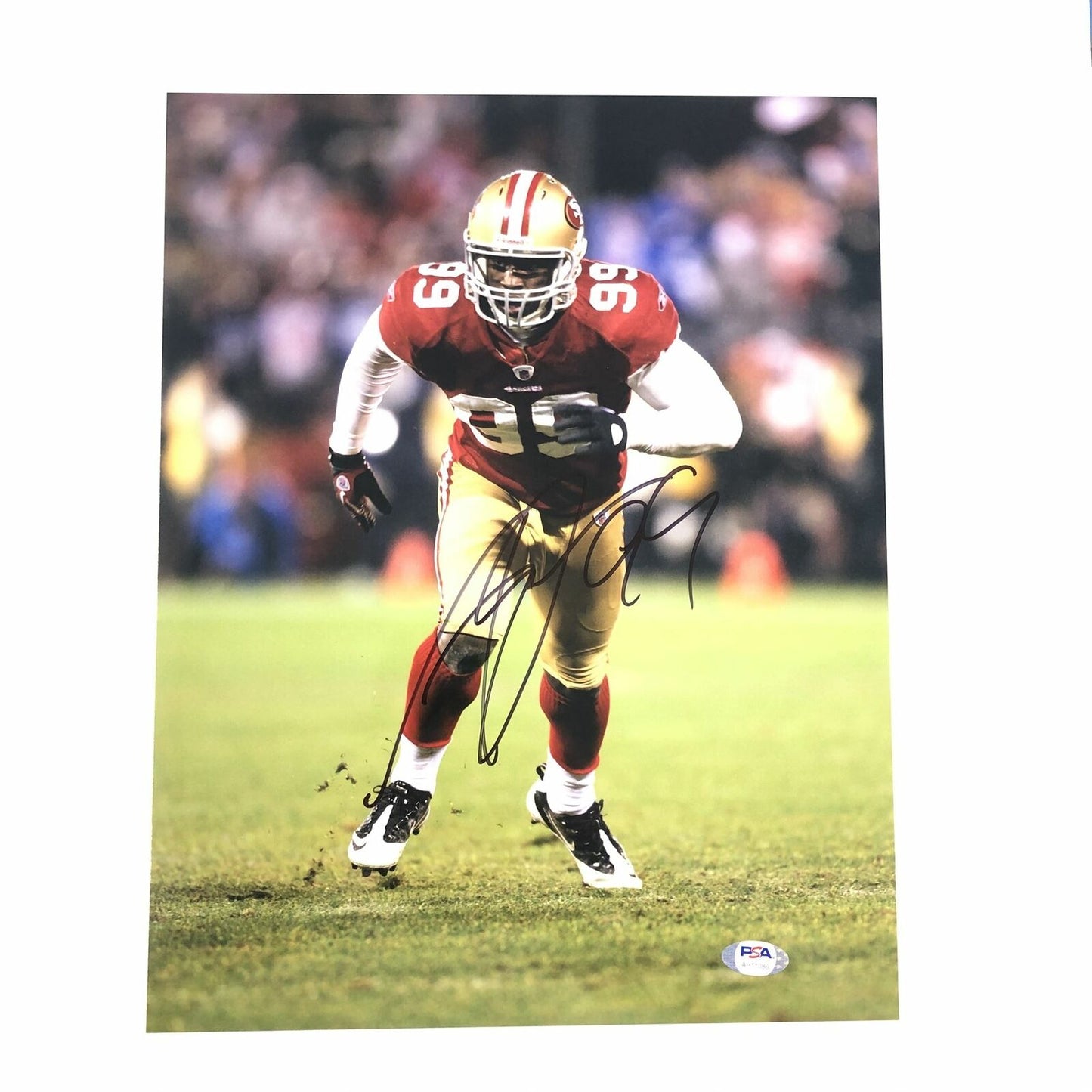 Aldon Smith signed 11x14 photo PSA/DNA San Francisco 49ers Autographed