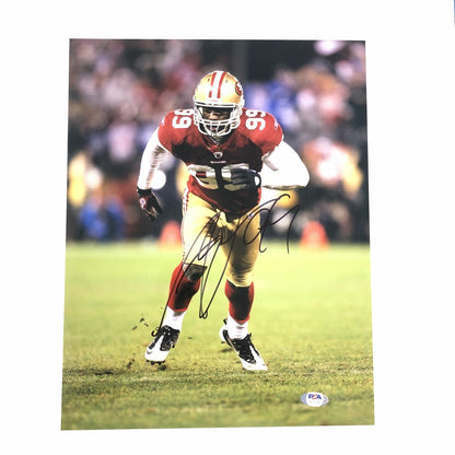 Aldon Smith signed 11x14 photo PSA/DNA San Francisco 49ers Autographed