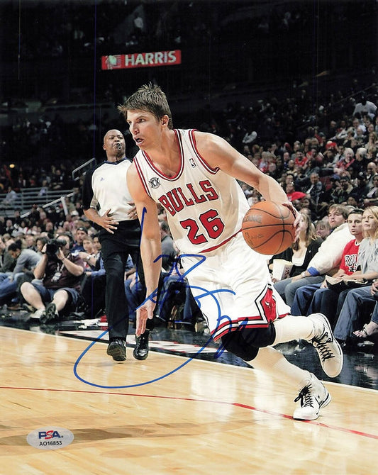 Kyle Korver signed 8x10 photo PSA/DNA Chicago Bulls Autographed