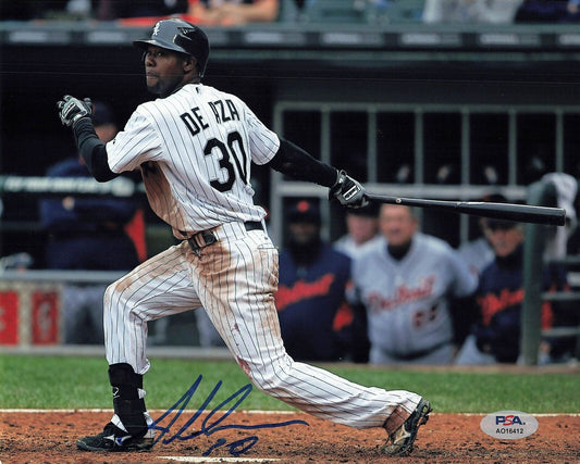 Alejandro De Aza signed 8x10 photo PSA/DNA Autographed Chicago White Sox