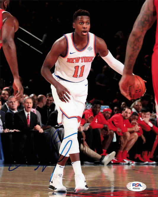 Frank Ntilikina signed 8x10 photo PSA/DNA New York Knicks Autographed