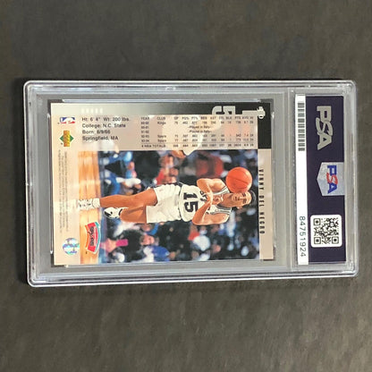 1993-94 Upper Deck #30 Vinny Del Negro Signed Card Auto PSA Slabbed
