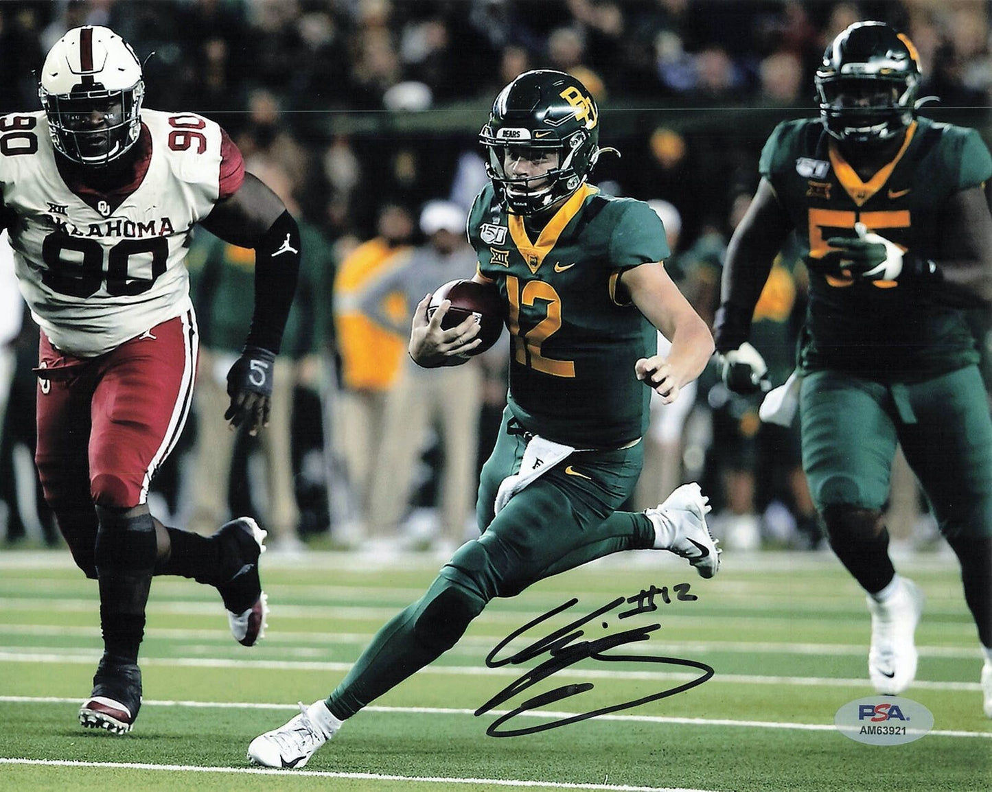 Charles Brewer signed 8x10 photo PSA/DNA Baylor Autographed