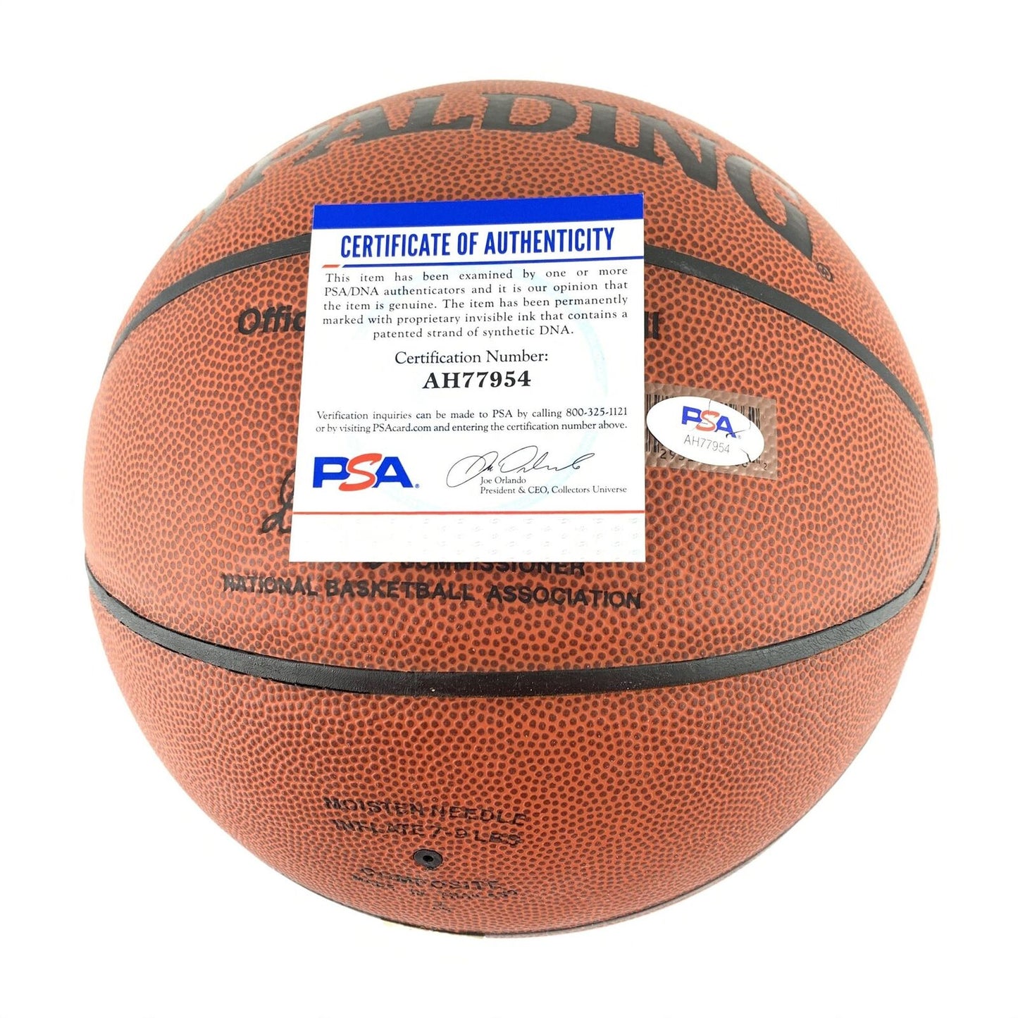 Speedy Claxton signed Spalding Basketball PSA/DNA Warriors Autographed