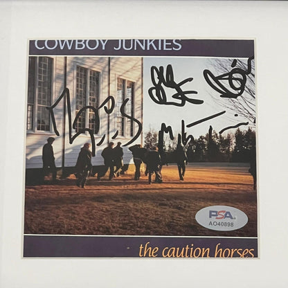 Margo Timmins Signed The Caution Horses Album CD Cover Framed PSA/DNA Autographe