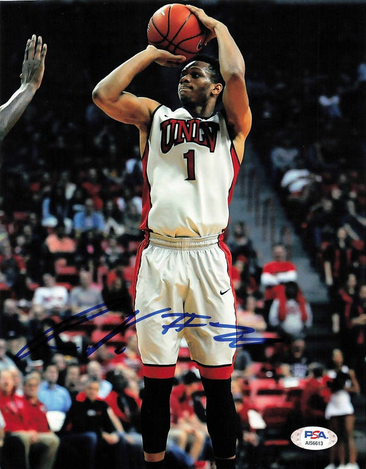 Rashad Vaughn signed 8x10 photo PSA/DNA UNLV Runnin Rebels Autographed