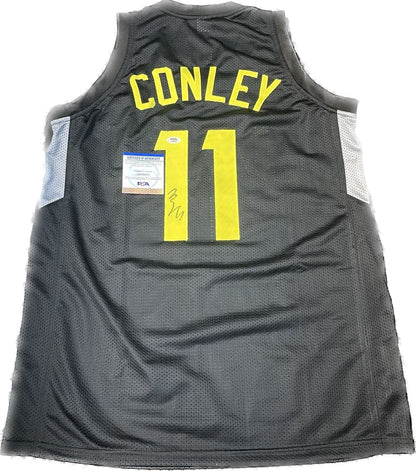 Mike Conley signed jersey PSA/DNA Utah Jazz Autographed