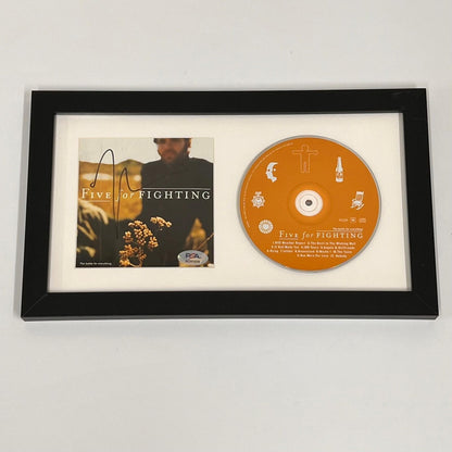 John Ondrasik Signed The Battle for Everything Album CD Cover Framed PSA/DNA Aut