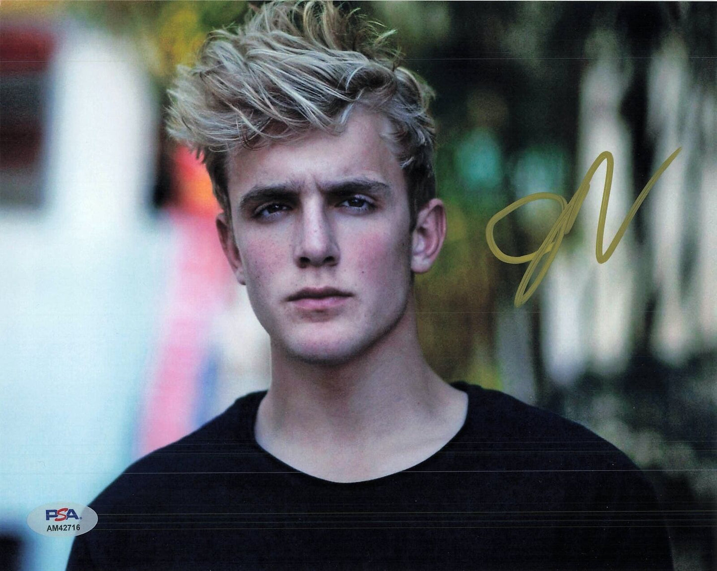 JAKE PAUL signed 8x10 photo PSA/DNA Autographed