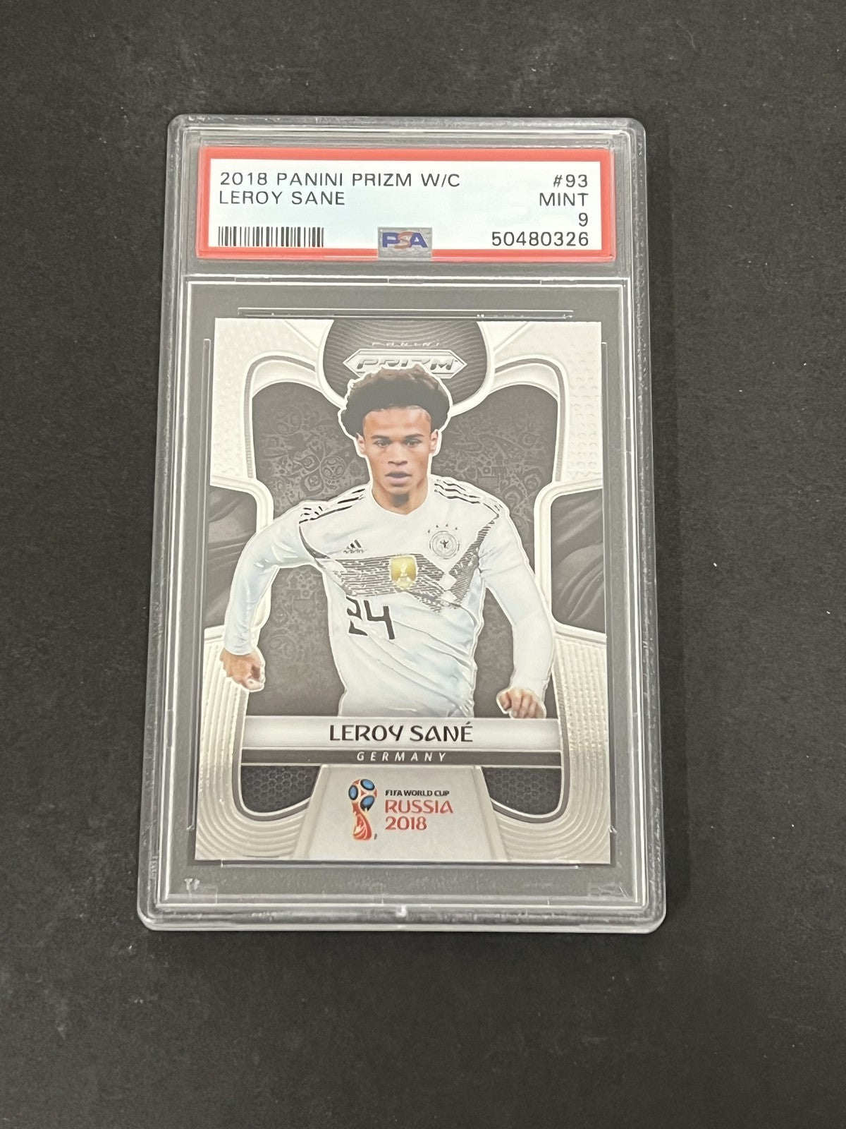 2018 Panini Prizm World Cup #93 Leroy Sane PSA 9