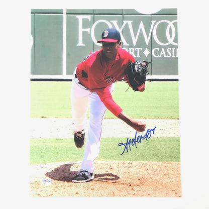 Anderson Espinoza signed 11x14 Photo PSA/DNA Red Sox autographed