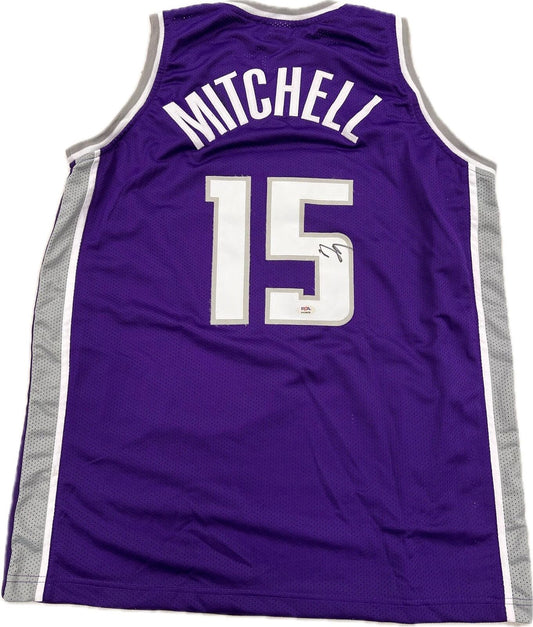 Davion Mitchell signed jersey PSA/DNA Sacramento Kings Autographed