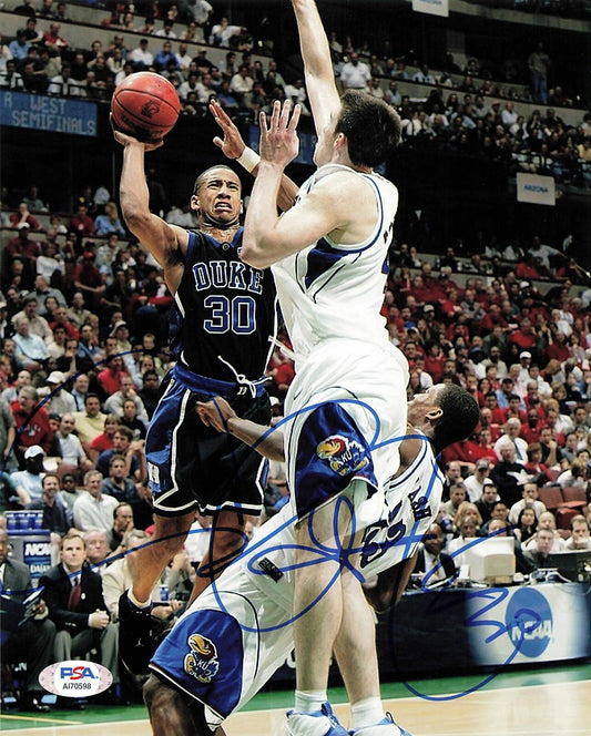 Dahntay Jones signed 8x10 Photo PSA/DNA Duke Blue Devils Autographed