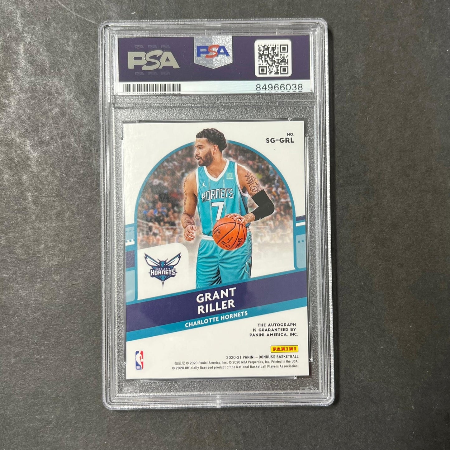 2020-21 Panini Donruss #SG-GRL Grant Riller Signed Card AUTO PSA/DNA Slabbed Hor