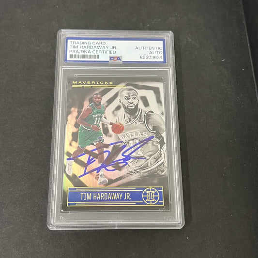 2020-21 Panini Illusions #107 Tim Hardaway Jr. signed card PSA