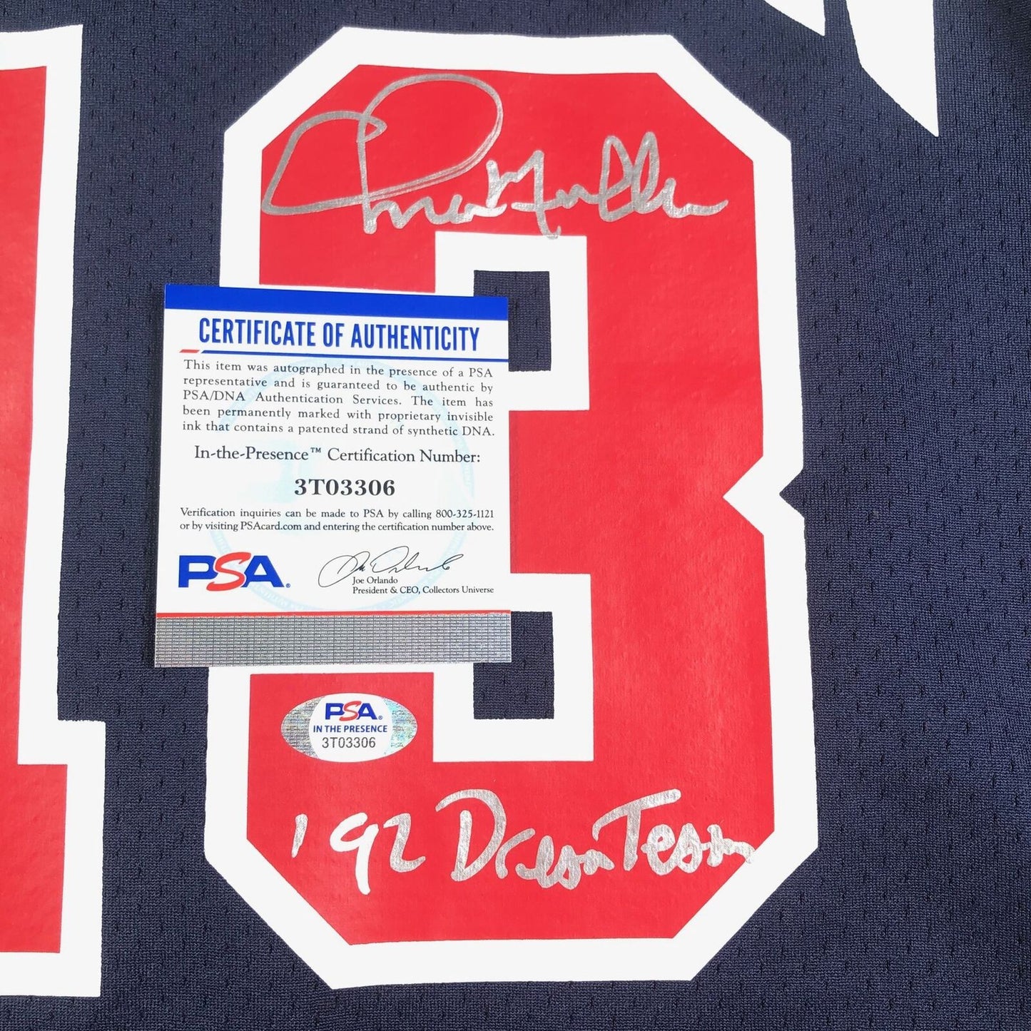 Chris Mullin Signed Jersey PSA/DNA Team USA Autographed Dream Team