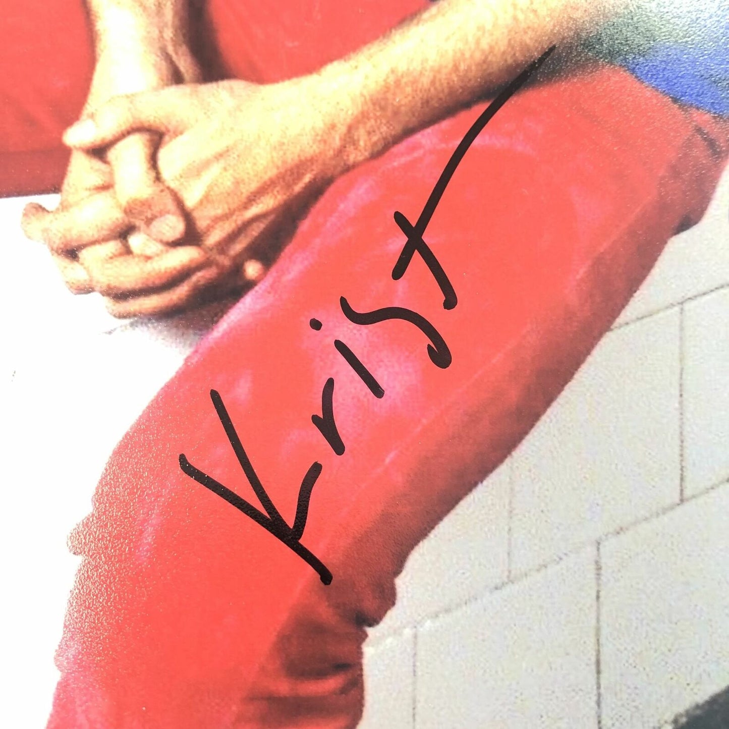 Krist Novoselic Signed 12x18 Photo PSA/DNA autographed