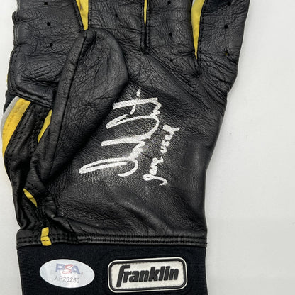 Jack Suwinski Signed Pittsburgh Pirates Batting Gloves