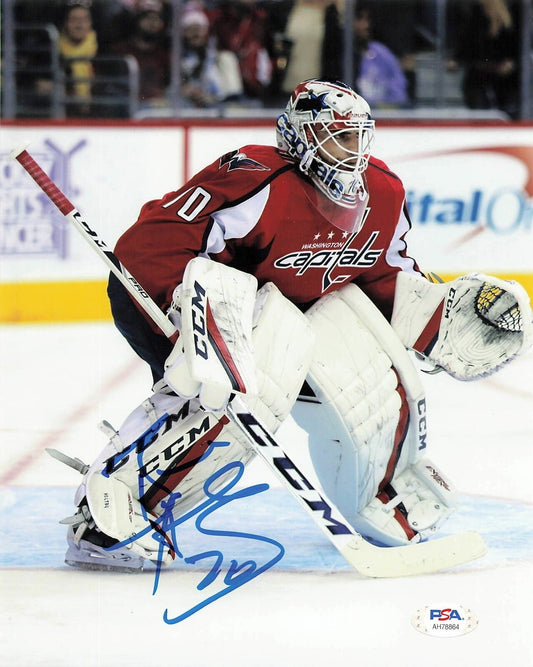 Braden Holtby signed 8x10 photo PSA/DNA Washington Capitals Autographed