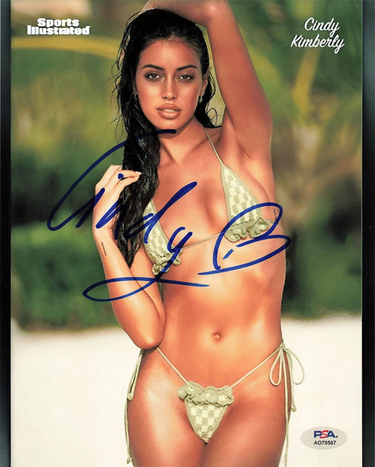 Cindy Kimberly signed 8x10 photo PSA/DNA Autographed