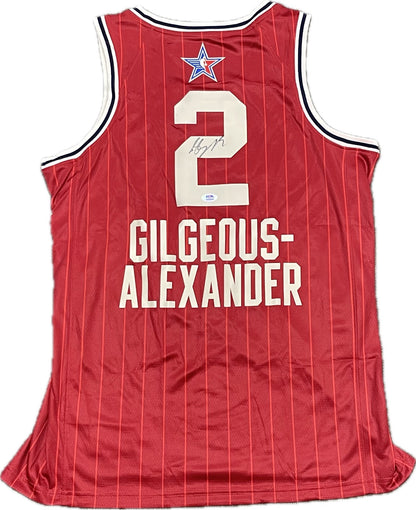 Shai Gilgeous-Alexander Signed All-Star Jersey PSA OKC Thunder Autographed