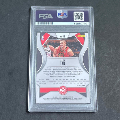 2019-20 Panini Prizm Basketball #38 Alex Len Signed Card AUTO PSA Slabbed Hawks