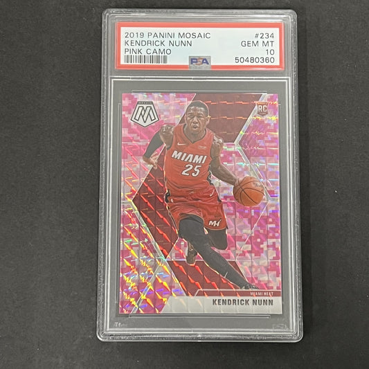 2019 Panini Mosaic #234 Kendrick Nunn PSA 10