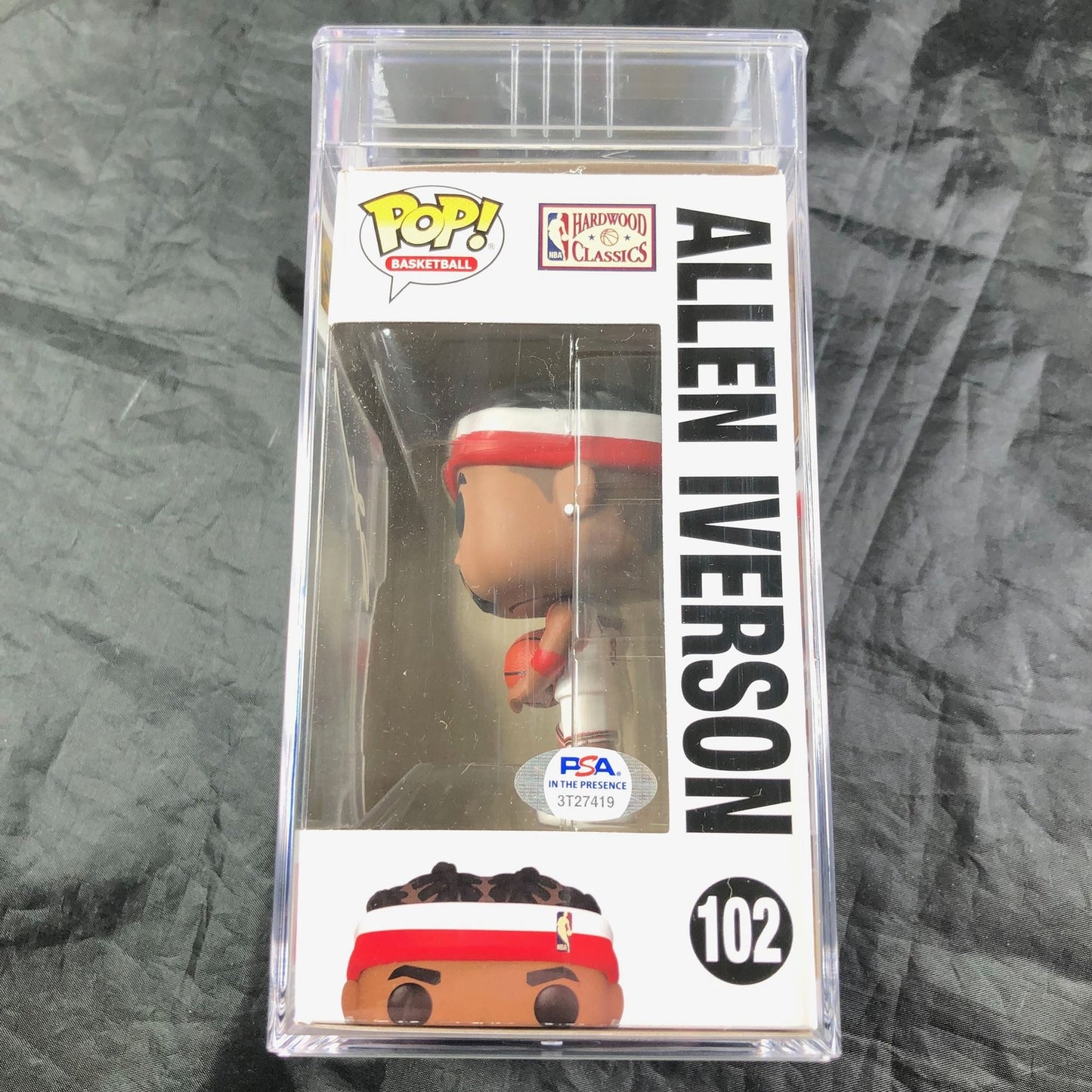 Allen Iverson Signed Funko Pop PSA/DNA Encapsulated Philadelphia 76ers Auto