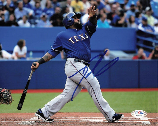 PRINCE FIELDER signed 8x10 photo PSA/DNA Texas Rangers Autographed