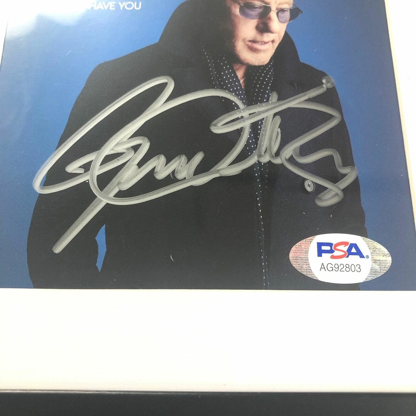 Roger Daltrey Signed Album CD Cover Framed PSA/DNA Autographed