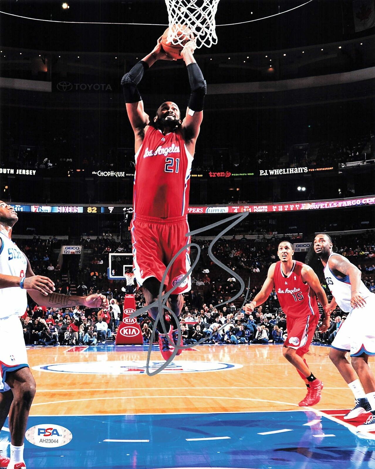 Ronny Turiaf signed 8x10 photo PSA/DNA Los Angeles Clippers Autographed