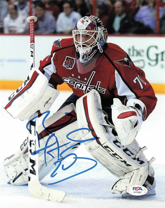 Braden Holtby signed 8x10 photo PSA/DNA Washington Capitals Autographed