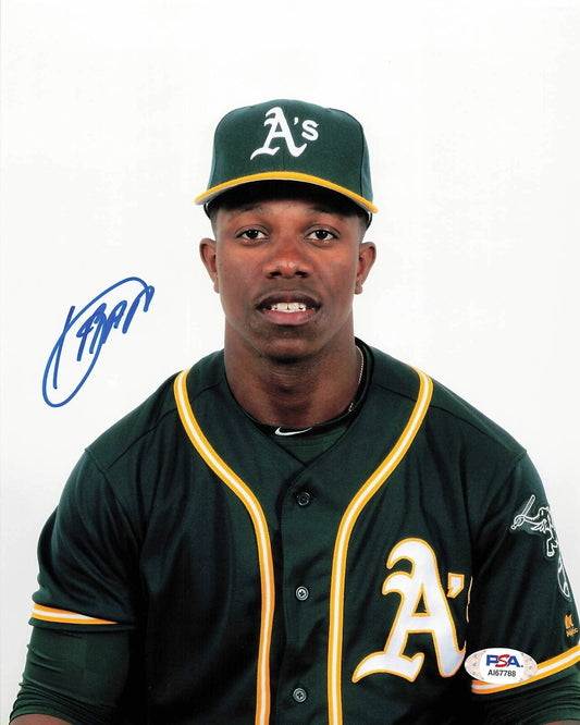 Lazaro Armenteros signed 8x10 photo PSA/DNA Oakland Athletics Autographed