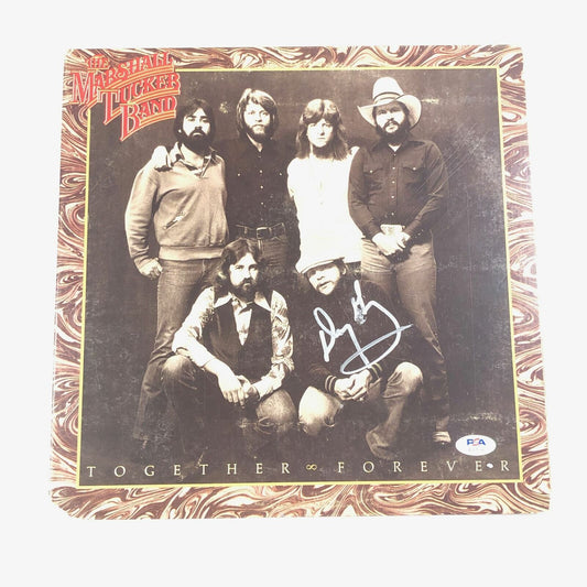 DOUG GRAY The Marshall Tucker Band signed Together Forever LP Vinyl PSA/DNA Albu