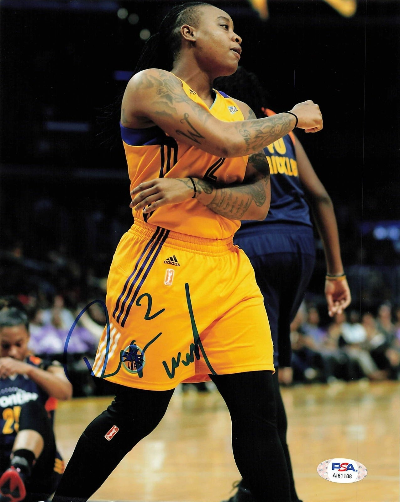RIQUNA WILLIAMS signed 8x10 photo PSA/DNA Las Vegas Aces Autographed