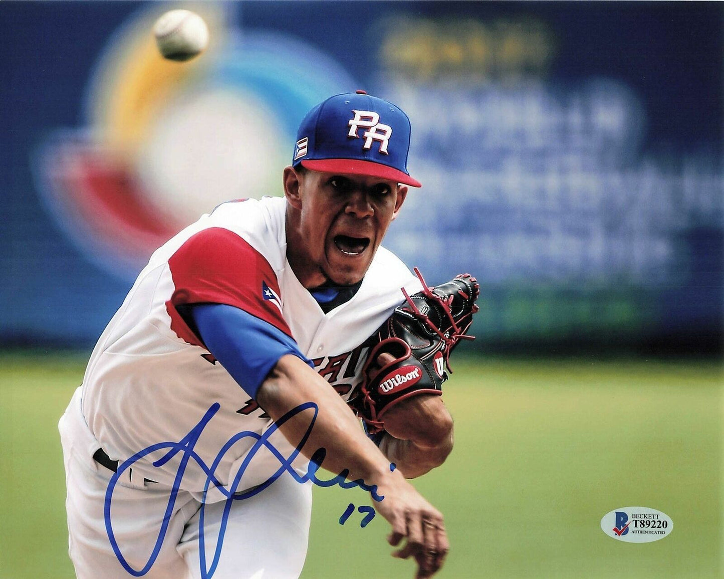 Jose Berrios signed 8x10 photo BAS Beckett Minnesota Twins Autographed