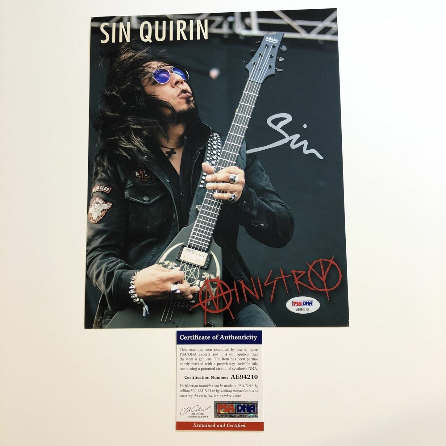 Sin Quirin signed 8x10 photo PSA/DNA Autographed