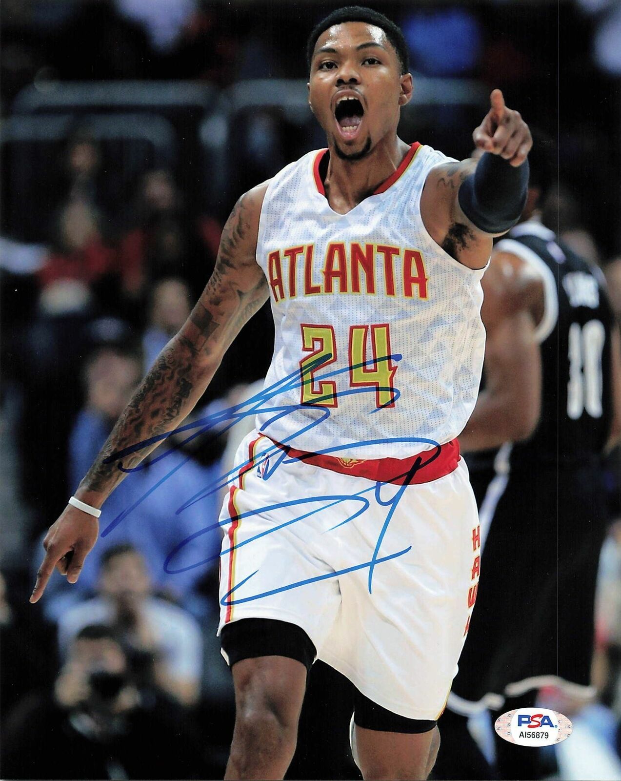 Kent Bazemore signed 8x10 photo PSA/DNA Atlanta Hawks Autographed